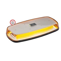 Mini Rampa luminoasa girofar LED cu prindere magnetica si acumulator Mini Rampa luminoasa girofar LED cu prindere magnetica si acumulator